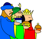 Dibujo Los Reyes Magos 3 pintado por JHGJGJHGJH