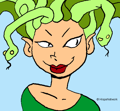 Mujer medusa