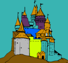 Dibujo Castillo medieval pintado por ALEX5