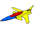 Dibujo Jet pintado por ererwer