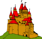 Dibujo Castillo medieval pintado por mapko1