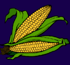 Dibujo Mazorca de maíz pintado por al3ida1