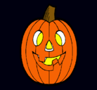 Dibujo Calabaza pintado por papa