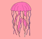 Dibujo Medusa pintado por isla