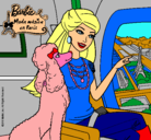 Dibujo Barbie llega a París pintado por sqwd