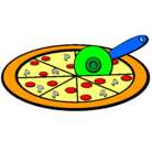Dibujo Pizza pintado por kimberly