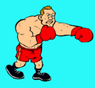 Dibujo Boxeador pintado por manel