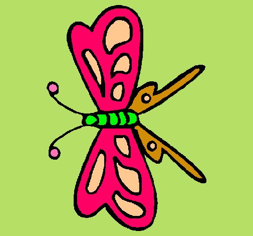 Dibujo Mariposa pintado por monsita