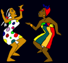 Dibujo Mujeres bailando pintado por Amalia1000