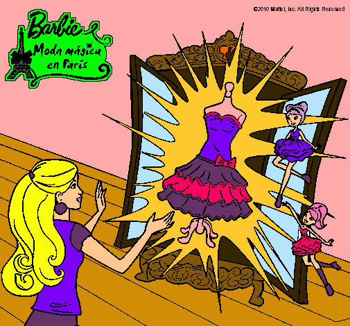 El vestido mágico de Barbie