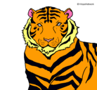Dibujo Tigre pintado por  tigre