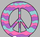 Dibujo Símbolo de la paz pintado por regisssss