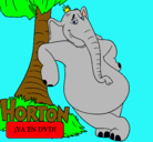 Dibujo Horton pintado por panchito