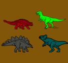 Dibujo Dinosaurios de tierra pintado por oliverfabian