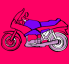 Dibujo Motocicleta pintado por fresita