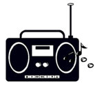 Dibujo Radio cassette 2 pintado por CrOOuH