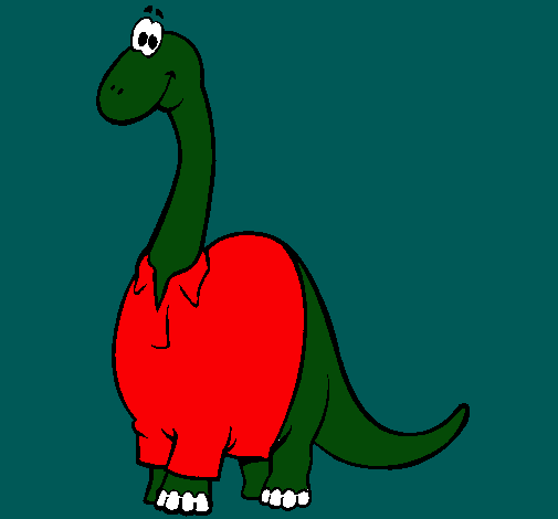 Diplodocus con camisa