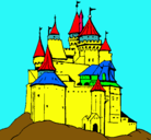 Dibujo Castillo medieval pintado por amir