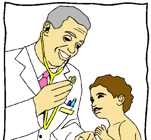 Médico con el estetoscopio