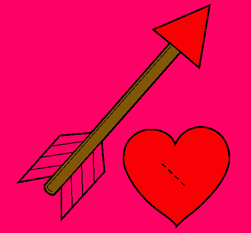 Flecha y corazón