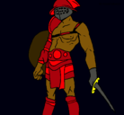 Dibujo Gladiador pintado por salva54