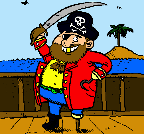 Dibujo Pirata a bordo pintado por nikitho