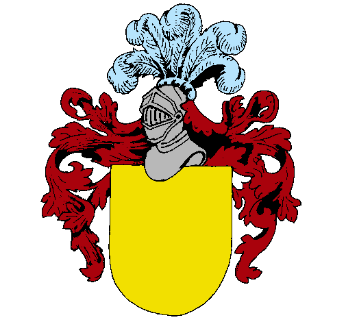 Escudo de armas y casco