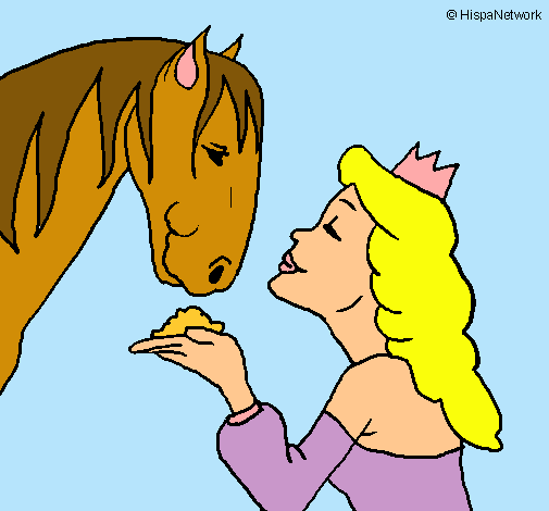 Princesa y caballo