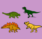Dibujo Dinosaurios de tierra pintado por Aylencita