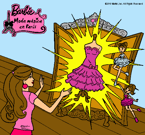 El vestido mágico de Barbie