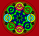 Dibujo Mandala 35 pintado por MATEORN