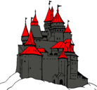 Dibujo Castillo medieval pintado por fgdhgen