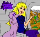 Dibujo Barbie llega a París pintado por selenechemaou