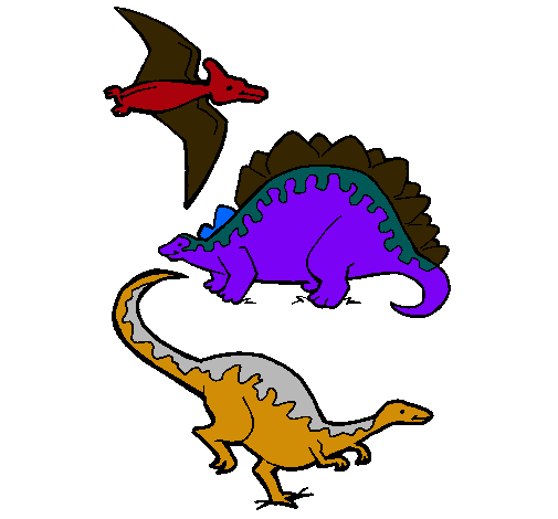 Tres clases de dinosaurios