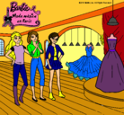 Dibujo Barbie mirando vestidos pintado por Fabiiux