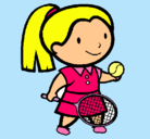 Dibujo Chica tenista pintado por Emily_29