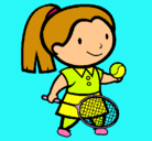 Dibujo Chica tenista pintado por marisa_elda2002