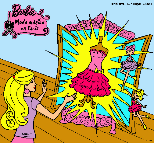 El vestido mágico de Barbie