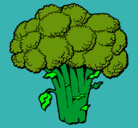 Dibujo Brócoli pintado por verokii