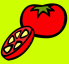 Dibujo Tomate pintado por tomaton