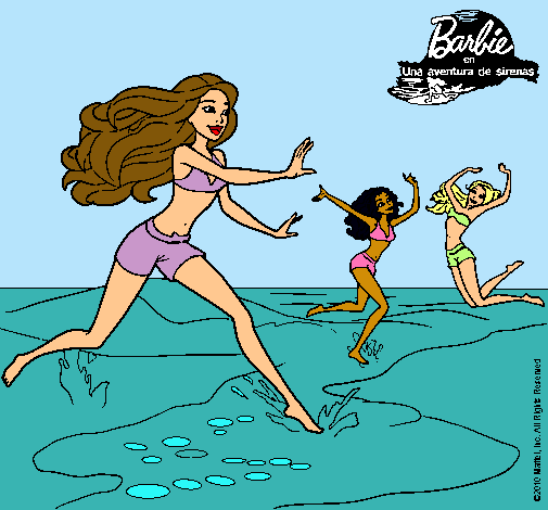 Barbie de regreso a la playa