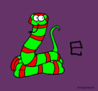 Dibujo Serpiente pintado por piitah