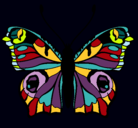 Dibujo Mariposa  pintado por allsodk