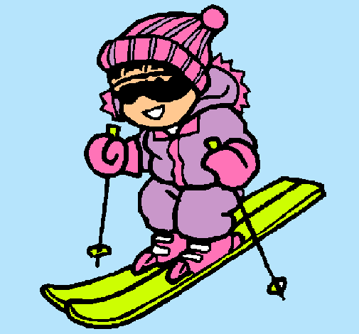 Dibujo Niño esquiando pintado por acvalle