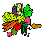 Dibujo verduras pintado por Pazitha