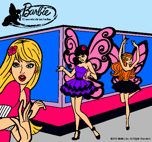 Dibujo Las hadas de Barbie pintado por jeannethe