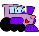 Dibujo Tren pintado por sara-guapa
