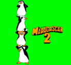 Dibujo Madagascar 2 Pingüinos pintado por KEVIN4