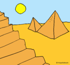 Dibujo Pirámides pintado por Anto265