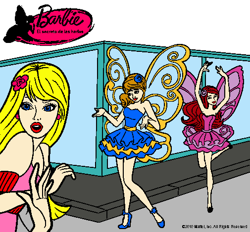 Dibujo Las hadas de Barbie pintado por princess91